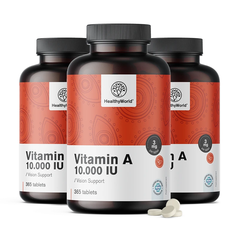 HealthyWorld Vitamine A 10 000 UI