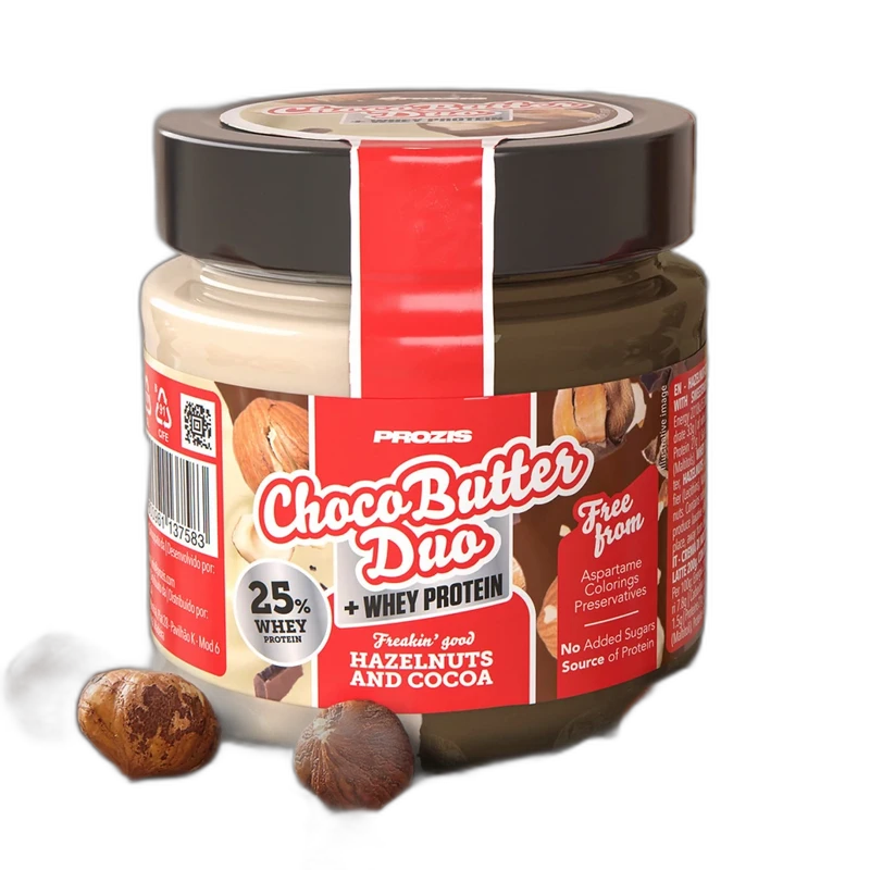 Prozis Whey Choco Butter Duo Cacao-Noisette