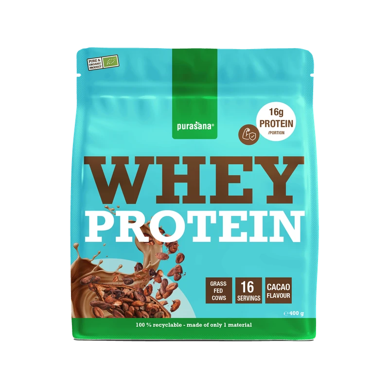 Purasana Whey Protéines Cacao 65% Bio