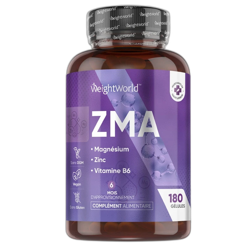 WeightWorld ⚠️ DOUBLON À SUPPRIMER — WeightWorld ZMA Zinc Magnésium B6 180 gélules (remplacé par WeightWorld ZMA en gélules, catalogue 2026)