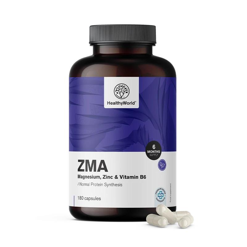 HealthyWorld ZMA - magnésium, zinc et B6