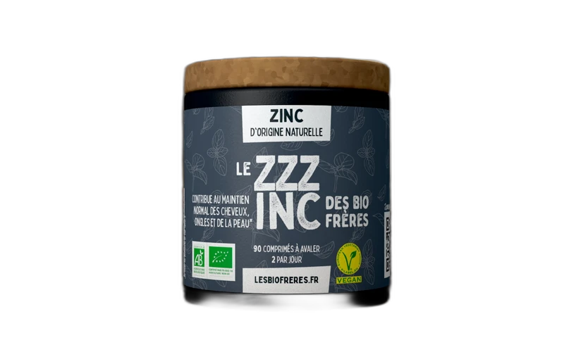 Les Bio Frères ZZZinc - Zinc vegan d'origine naturelle